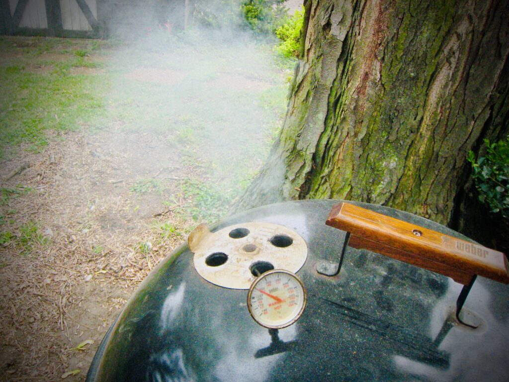 Weber Kettle Smoke