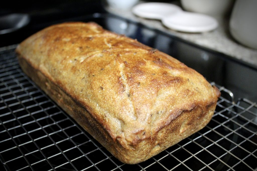 Rye Bread Fresh Out of the Oven