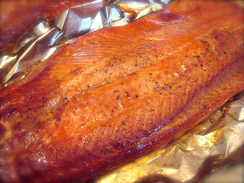 Alder Smoked Salmon With Bourbon Sauce | Photo Friday